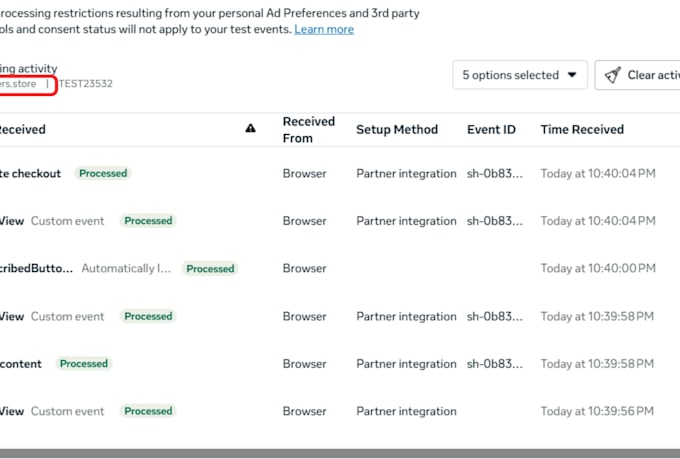 setup facebook pixel and conversion API with shopify